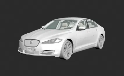 捷豹汽车3D模型