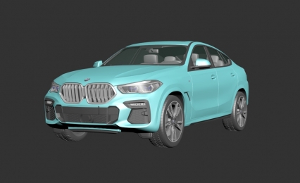 宝马X6M汽车3D模型