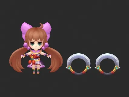 Q版剑侠新世界 林云双铜钺 拉菲斯
