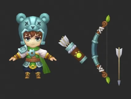 Q版剑侠新世界 大西南岭小猎人 哈达