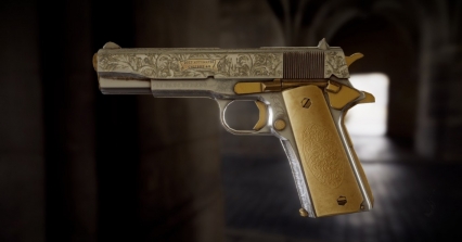 枪械世界 黄金柯尔特M1911