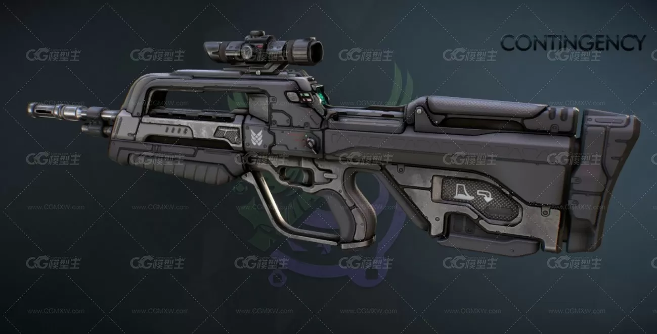 枪械世界 Halo - Battle Rifle 步枪-1