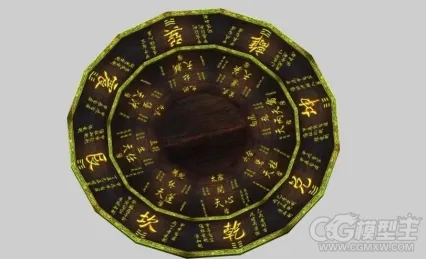 桃花岛主殿八门盘