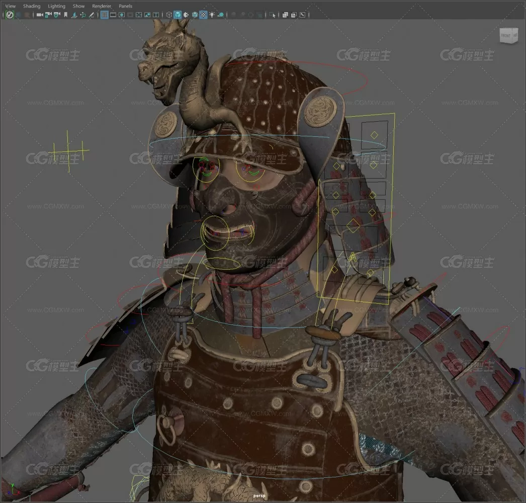 Samurai rigged and textured-2