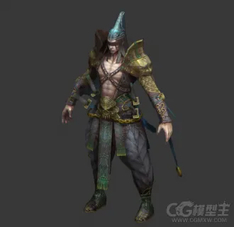 3D网游人物角色模型