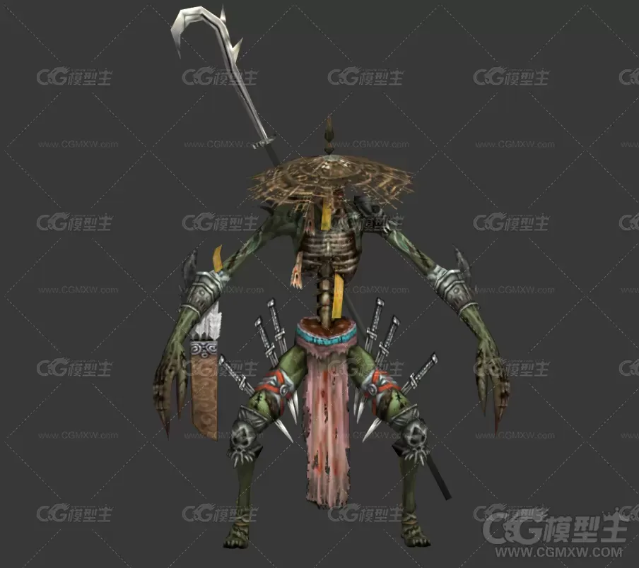 网游怪物角色模型-1