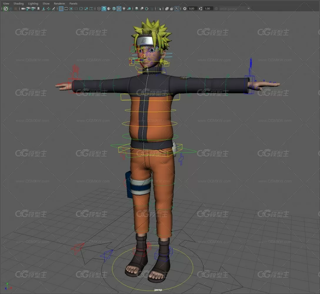 Naruto rigged and textured-1