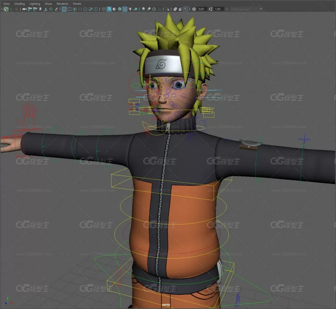 Naruto rigged and textured-2