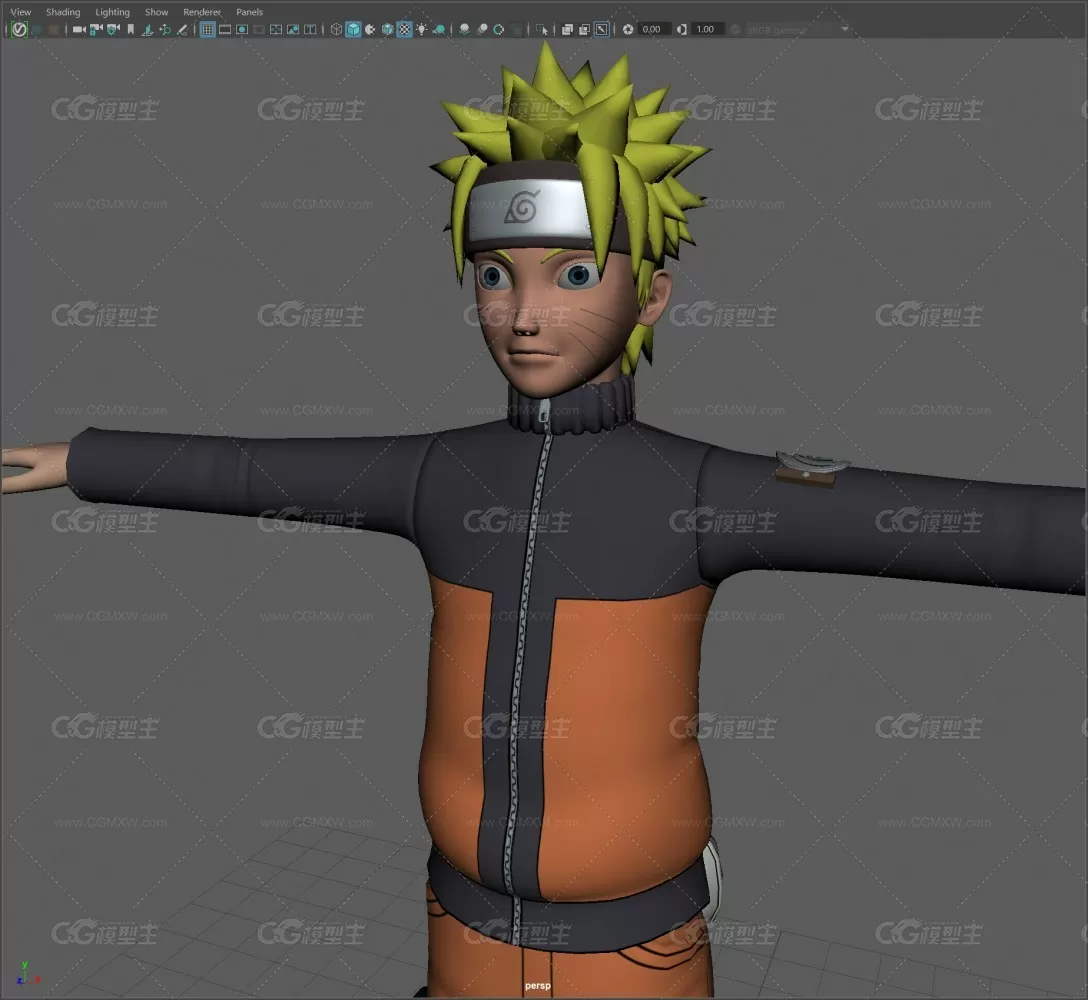 Naruto rigged and textured-5