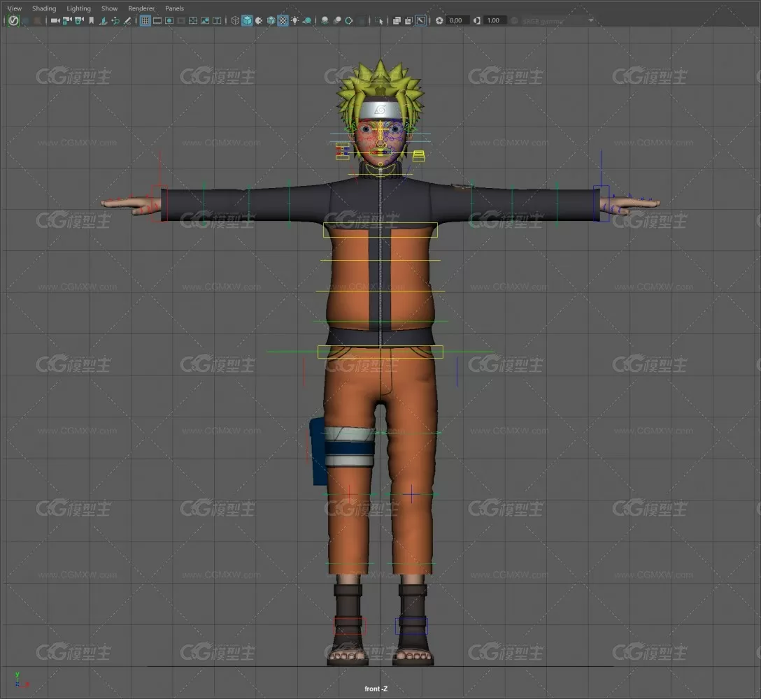 Naruto rigged and textured-7