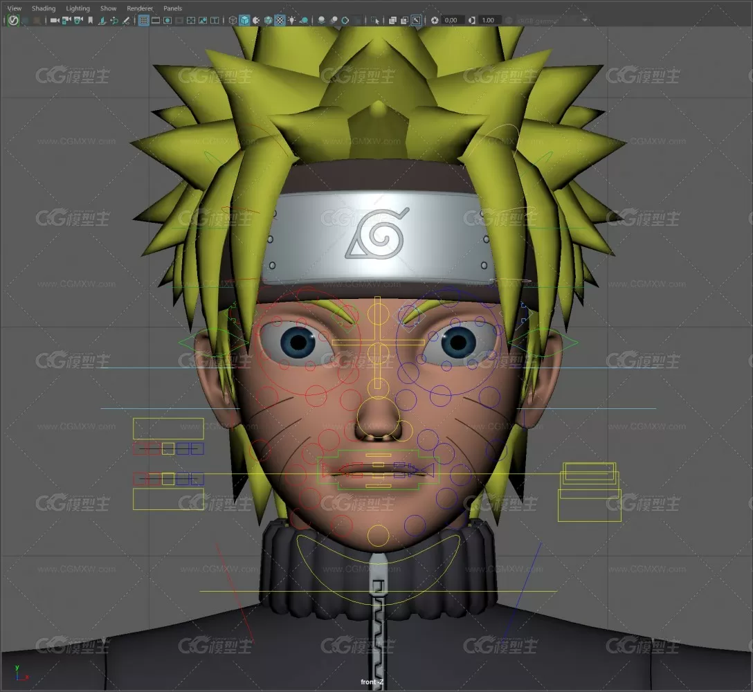 Naruto rigged and textured-8