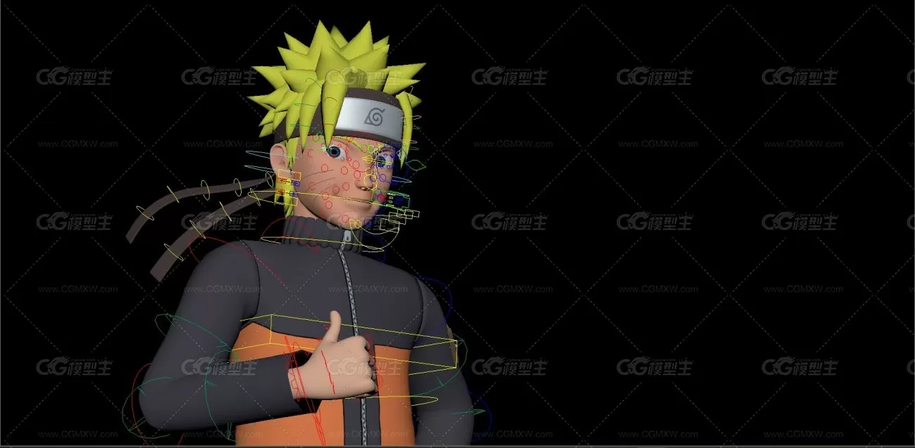 Naruto rigged and textured-10