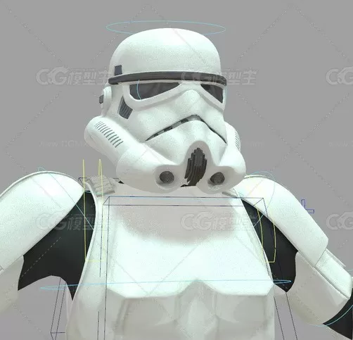 stormtrooper with gun (PROP) all rigged and textured-6