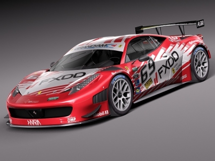 赛车天地 Ferrari 458 GT3 Race Car 2014