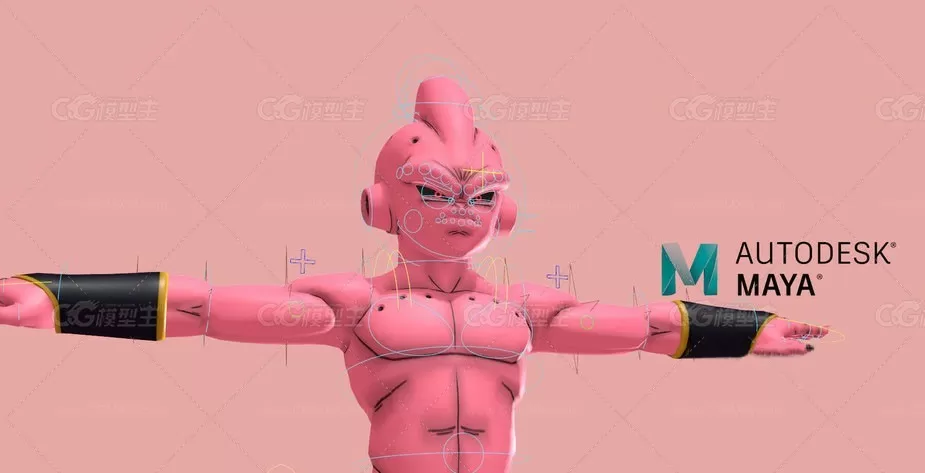 Dragon's Ball Z - Kid Buu Rig-7