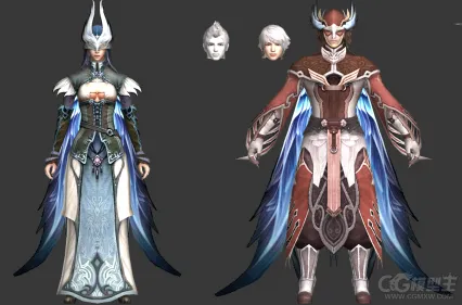 AION 之女主角3D模型