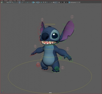 Stich full rigged with textures