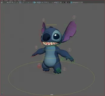 Stich full rigged with textures