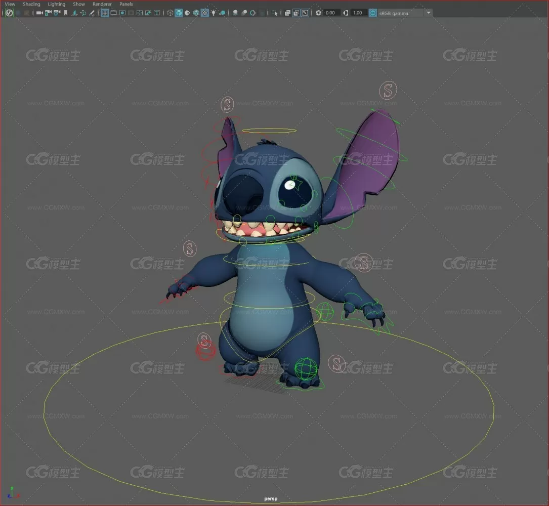 Stich full rigged with textures-1