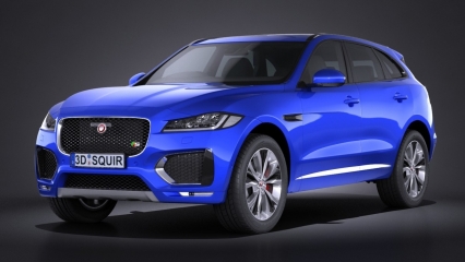 赛车天地 Jaguar FPace S 2017