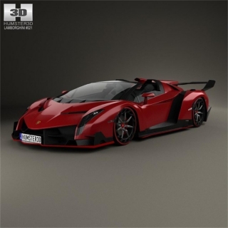 赛车天地 Lamborghini Veneno Roadster 2014