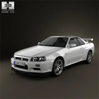 赛车天地 Nissan Skyline R34 GT-R coupe 1999