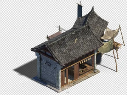 3转2游戏场景模型