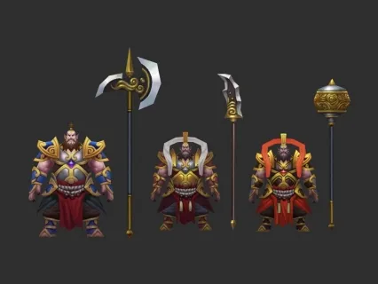 Q版斗战神 南格尔三兄弟