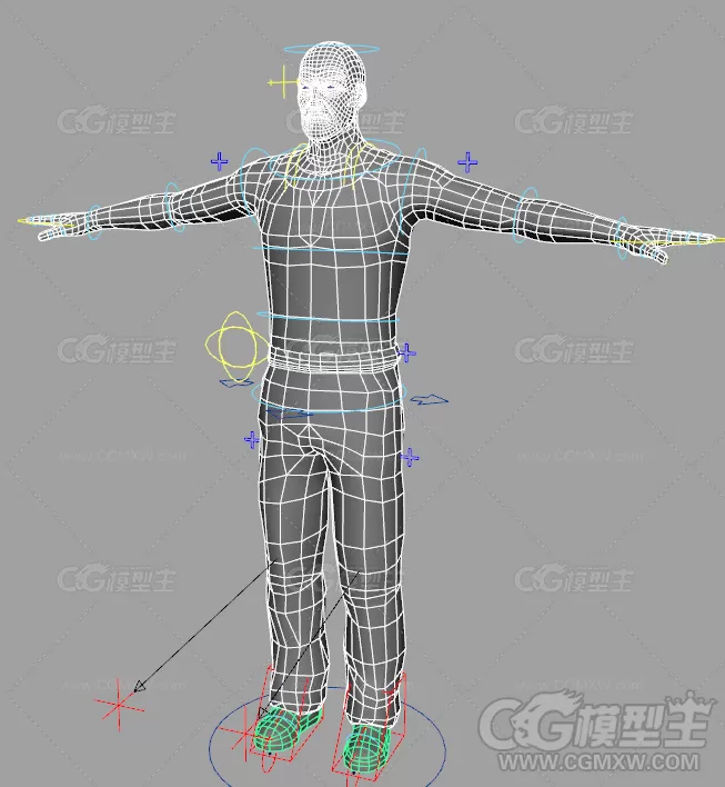 写实现代男人模型 有绑定动画-4