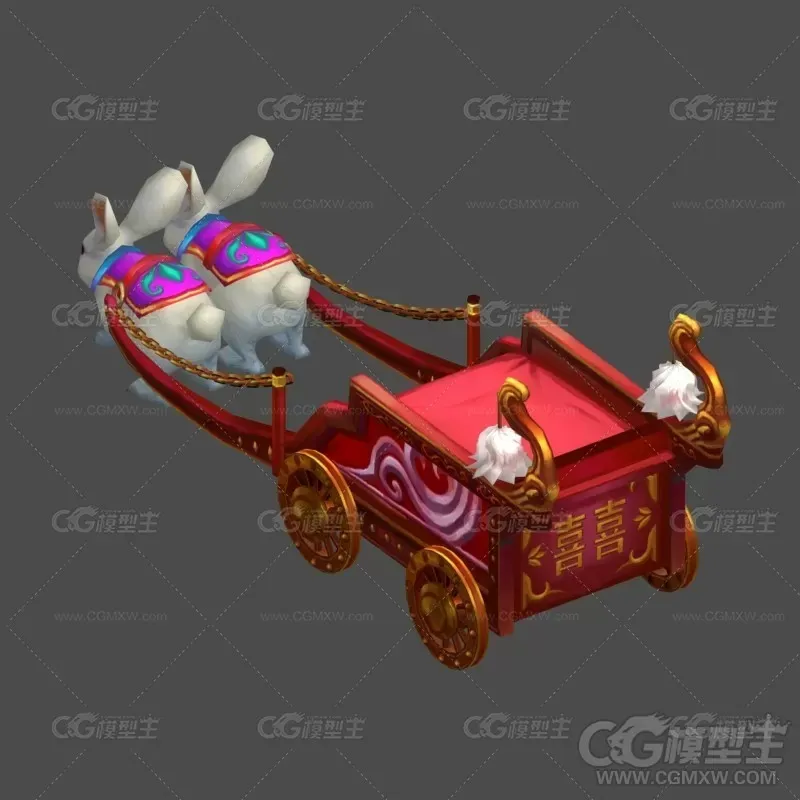 兔子拉马车-2