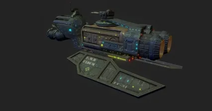 次时代战舰飞船 low-poly-mother-ship-uldum