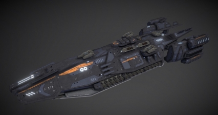 次时代战舰飞船 Scifi Battlecruiser Liberty