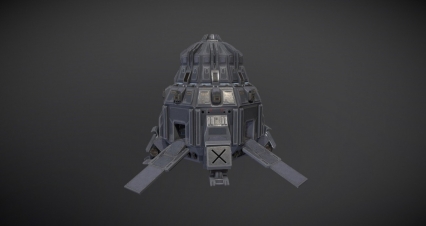 次时代战舰飞船 Scifi Dropship Icarus