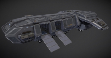 次时代战舰飞船 Scifi Dropship Valor