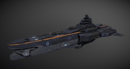 次时代战舰飞船 Scifi Heavy Cruiser Maelstrom