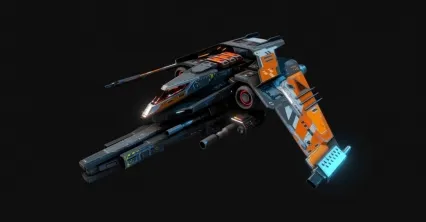 次时代战舰飞船 SF REBEL GunShip RF7