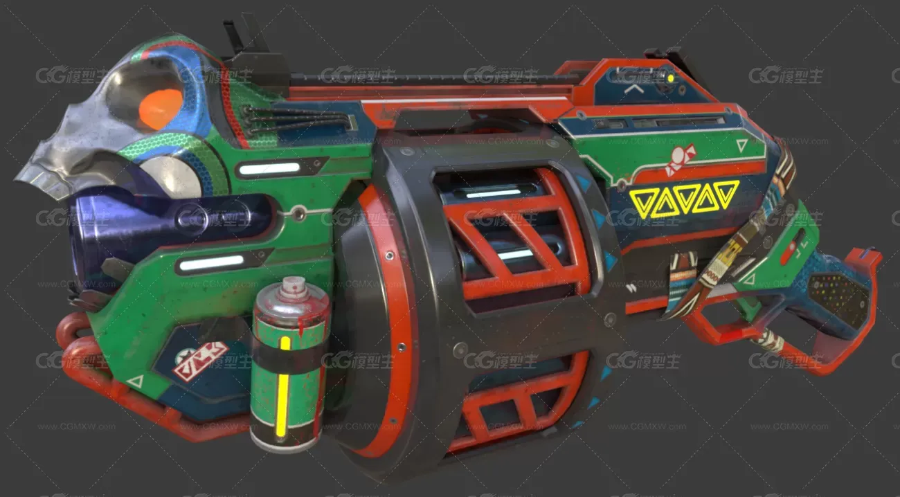 次世代 PBR SCIFI 科幻枪械 狙击步枪 等离子步枪 激光枪 机关枪 脉冲步枪 冲锋枪 枪械-1