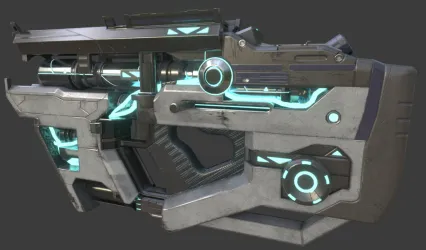 PBR 科幻手枪 概念手枪 能量手枪 枪械 科幻手枪 科幻枪械 SCIFI 未来武器 激光枪
