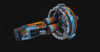 次时代战舰飞船  SF Warp Drive- Ship EX6