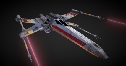 次时代战舰飞船 Star Wars X-Wing Fighter