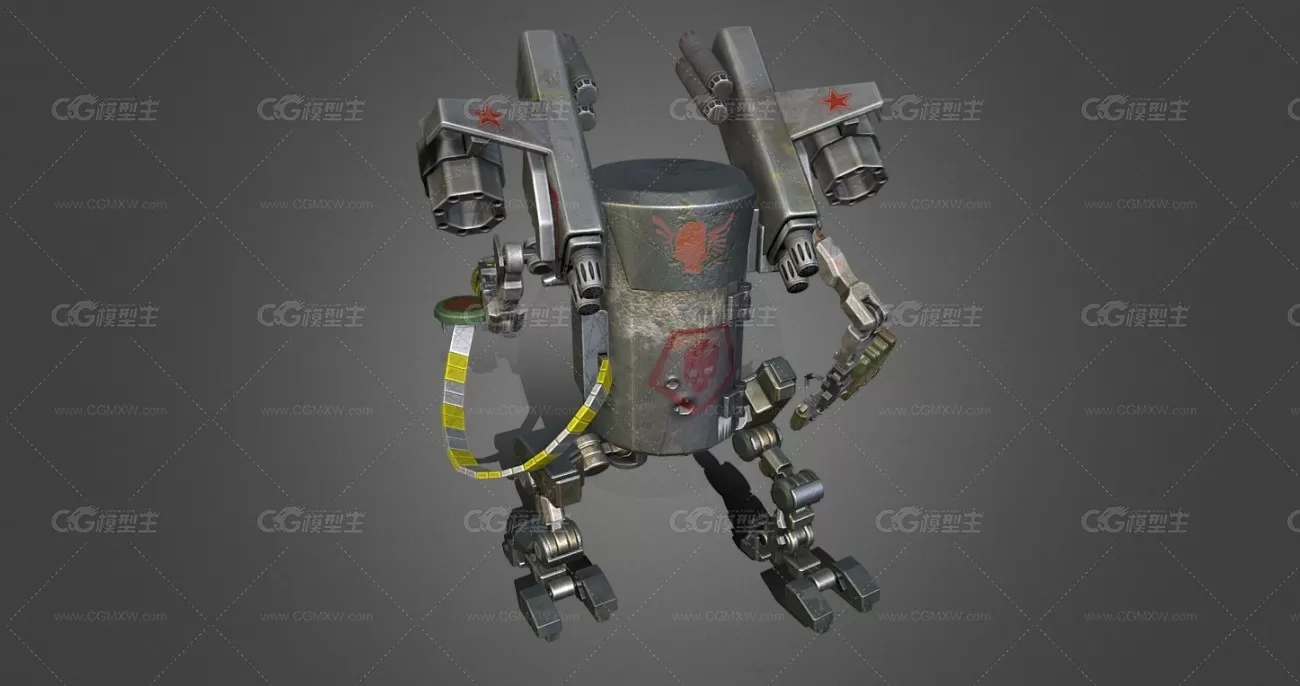 机甲时代 Bucketbot, a dieselpunk mecha-1