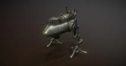 机甲时代 steampunk meccha _La grenouille Hardie_