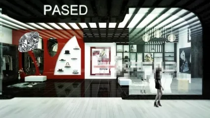 高端商业 高端商场 室内 高端品牌 购物 商业 商场 店面 店招 逛街