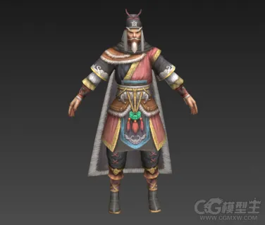 3D游戏男角色模型