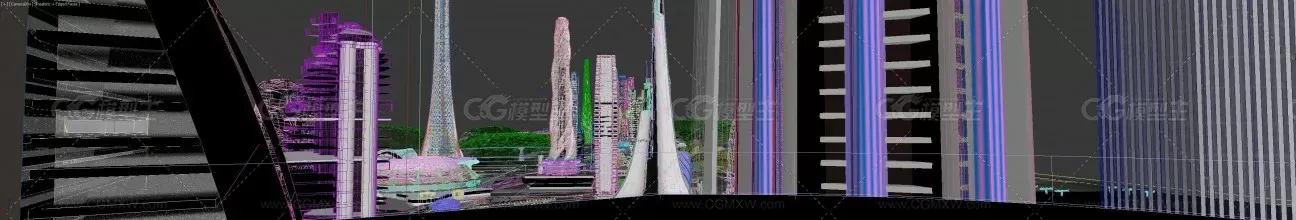 大型未来城市 概念中央商务区 超写实科技未来城市 未来高铁站 超级高铁 科幻城市 ...-14