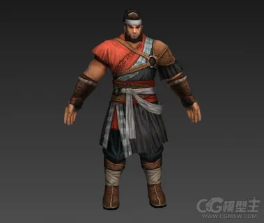 3D网游男角色模型