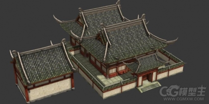 古代店铺3D模型下载