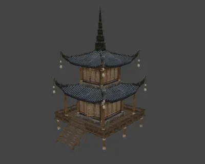 摩登时代 寺庙舍利塔