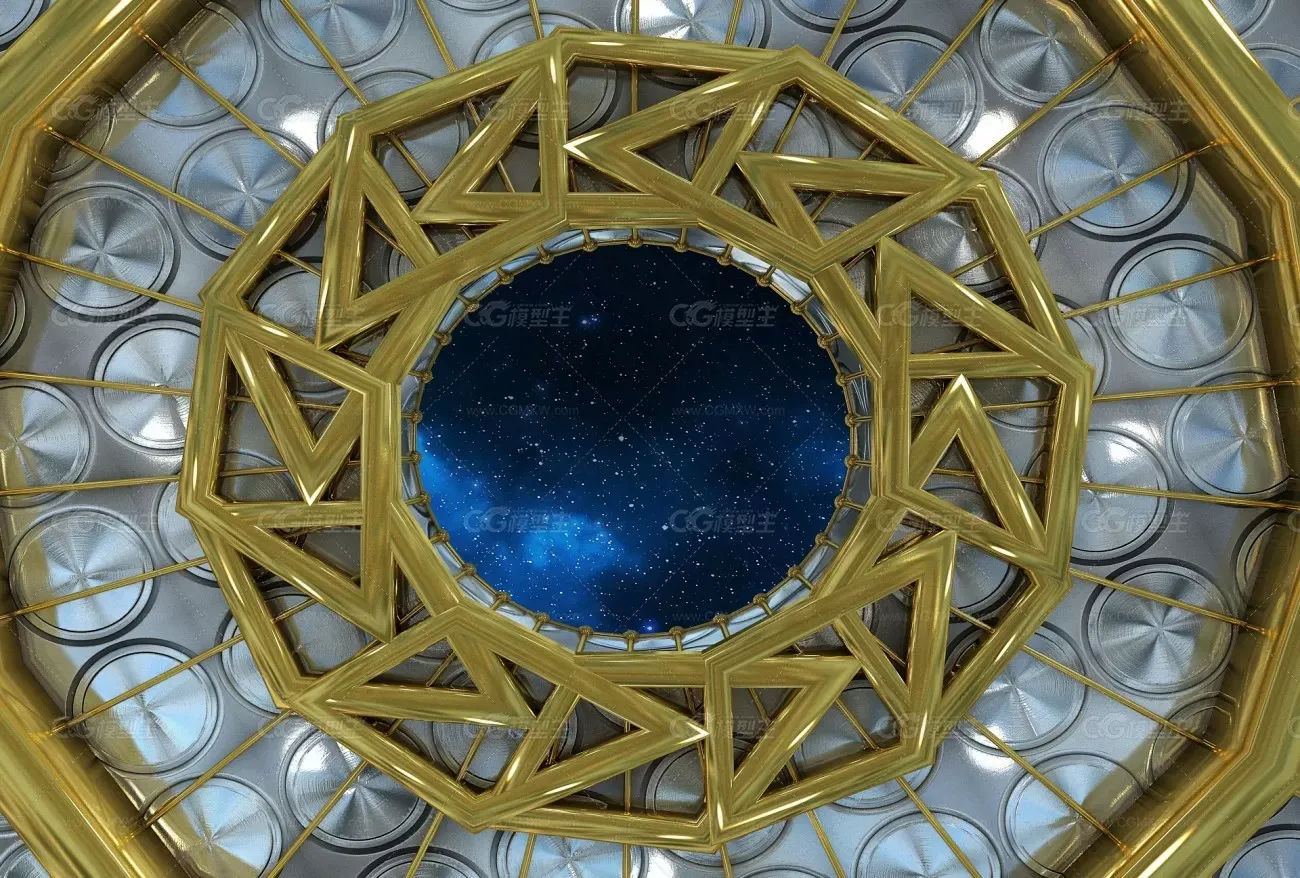 科幻机械，开门机械眼科幻动画场景-5