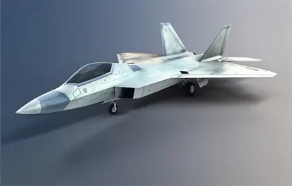 3D军事素材模型 F22猛禽战斗机